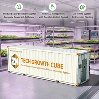 Grand conteneur hydroponique intelligent pour plantes, système de culture verticale, couvercle en acier inoxydable 304 pour légumes et fourrage