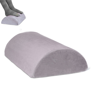 Half Moon Ergonomic <span class=keywords><strong>Footrest</strong></span> Bolster Memory Foam Foot Nâng Gối Đệm Dưới Ghế Với Phần Còn Lại Chân - Product Image 4