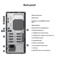 Ordinateur de bureau Dell 7020MT à prix avantageux, original, commercial, Intel Core i3/i5/i7 12e génération, 16 Go de RAM, 512 Go de SSD, RX550-4G