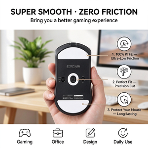 Für <span class=keywords><strong>ROCCAT</strong></span> Kone-AIMO Great Master Ersatz-Mauspad, Anti-Fett, Rutschfest, Kone-AIMO Great Master Teflon-Mausfuß-Aufkleber - Product Image 5
