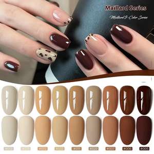 ชุด2025เจลทาเล็บสีน้ำตาลกากีหนังกลับแบบใหม่9สี | สูตรมืออาชีพที่สวมใส่นานและบรรจุภัณฑ์หรูหรา - Product Image 4