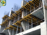 Panneau de coffrage H20 pour bétonnage, design moderne, en pin, pour dalle de construction de grande hauteur, projet Dubaï, haute résistance