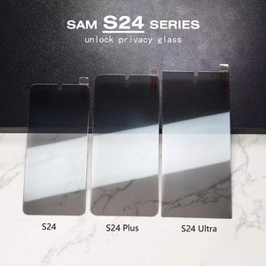 Pour Samsung Galaxy S24 S24 Plus S24 <span class=keywords><strong>Ultra</strong></span> Support Écran Déverrouillage D'empreintes Digitales Anti ESPION Confidentialité Protecteur D'écran <span class=keywords><strong>Verre</strong></span> <span class=keywords><strong>Trempé</strong></span> - Product Image 2