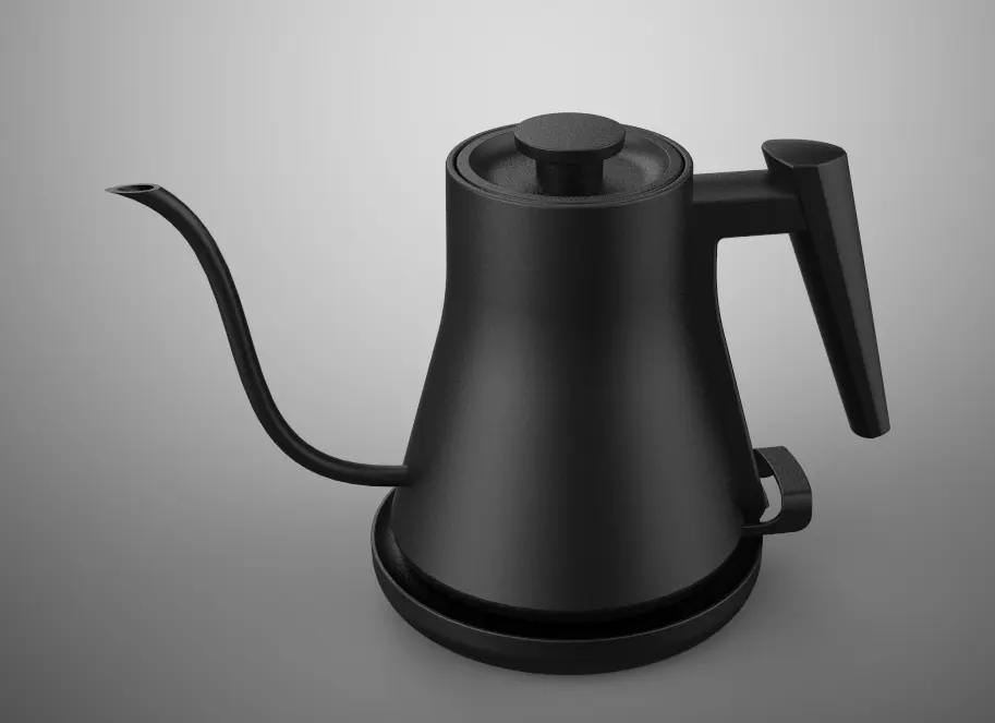 Pequeño electrodoméstico de cocina, hervidor de agua eléctrico de café por goteo, hervidor de agua de acero inoxidable con cuello de cisne de 0.8L, 800ML