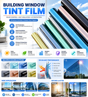 Película Decorativa para Ventanas DARUITE, Privacidad, Material de PVC, Protección UV, Rollo Esmerilado, Sin Adhesivo, Sin Pegamento, Adhesión Estática