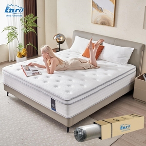 12 inch thân thiện với môi trường Bộ nhớ bọt lò xo Nệm thiết kế hiện đại cho khách sạn và căn hộ sử dụng - Product Image 2