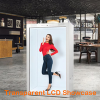 Caja LCD Transparente con Holograma 3D de IA de 43 Pulgadas para Exhibición Virtual de Metahumano Digital