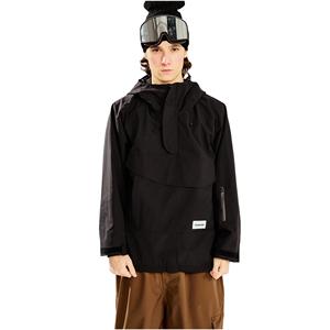 Veste de ski personnalisée OEM Veste de neige extérieure respirante et imperméable avec fonction chauffante Vêtements de ski à la mode noir - Product Image 2