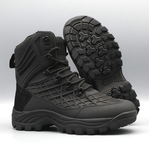 Men's Desert Camo High-Top Tactical <b>Boots</b>, Non-Slip Wear-Resistant Lace-Up Outdoor Hiking Trekking Shoes - Product Image 3