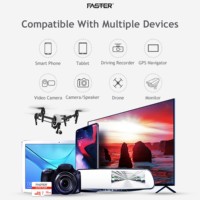 Usine en gros bonne qualité mémoire plus rapide USB 2 Go 4 Go 16G 32 Go 64 Go mémoire carte SD pour appareil photo avec adaptateur
