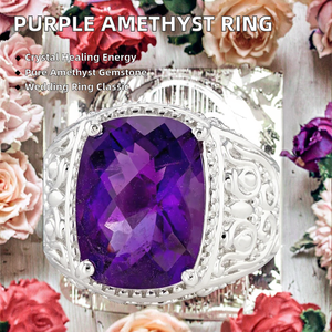 Anillo de Compromiso de Plata de Ley S925 con Baño de Oro Rosa y Amatista de Corte Ovalado, Moderno para Uso Diario, Personalizado para Mujer, Venta al Por Mayor - Product Image 2