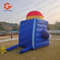 Console de jeu gonflable géante de haute qualité avec ballon, modèle de simulation personnalisé