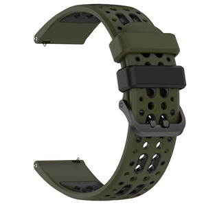 สายนาฬิกาซิลิโคนแบบสองสีขนาด 22 มม. ใช้ได้<span class=keywords><strong>ก</strong></span>ับสายรัด Amazfit T-Rex 2 / T-Rex 3 - Product Image 6