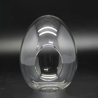 Wohndekor Miniatur-Sukkulenten Glasbehälter Leeres Eiförmiges Glas Transparentes Hochborosilikatglas Pflanzenterrarium