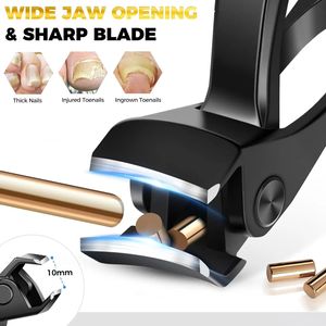 2025 Zehennagelknipser für Senioren mit Dicken Zehennägeln, 15 Grad Angewinkelter Kopf Robuster Großer Zehennagelknipser für Männer mit Dicken Nägeln - Product Image 5