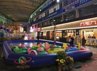 Aufblasbares PVC-Baby-Schwimmbecken / Tretboot / Stoßboot für Kinder
