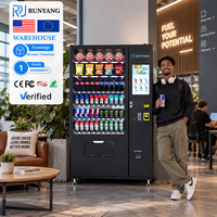 Distributeur automatique professionnel RUNYANG personnalisé à monnayeur pour aliments et boissons