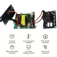 Inversor de Corriente para Auto de 150W, Convertidor de Voltaje de CC 12V a CA 110V, Encendedor de Cigarrillos, 2 Puertos USB de Carga, Salida de 110V, Cargador Rápido