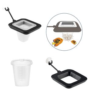 베스트 셀러 레드 웜 피더 어항 흡입 컵이있는 레드 웜 컵 수족관 물고기 먹이 피더 - Product Image 2