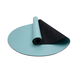 Coussin <span class=keywords><strong>Ultra</strong></span> Grip Ton-sur-Tone Menthe Bleu Glace Turquoise Taille Personnalisée Eco Luxe Caoutchouc Naturel Forme Arquée Pilates Pu <span class=keywords><strong>Yoga</strong></span> Mat - Product Image 5