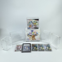 Étui en acrylique transparent avec protection UV à 99% et couvercle magnétique pour le lot de boosters Pokémon 151 et la boîte d'entraînement d'élite ETB