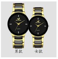 ORLANDO Nouvelle Montre Tendance Mode Affaires Acier Inoxydable Quartz Luxe Couple Amoureux Élégante Délicate Aiguilles Homme Femme