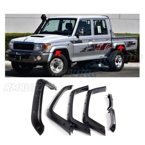 Para Toyota Land Cruiser LC79 2007+ Embellecedores de guardabarros de rueda, Kit de carrocería para ceja de rueda, Extensión de arco de rueda, Pieza exterior - Product Image 1