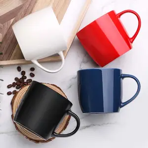 Tasse à café en céramique cadeau Offres Spéciales grande tasse en céramique de forme différente personnalisée