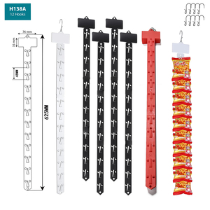 Low MOQ Plastic Hanging <b>Display</b> Clip Strips for Retail <b>Display</b> with Label Header - Product Image 4
