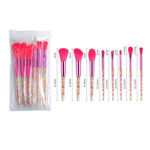 Bán Buôn Bán Hàng Đầu Chất Lượng Cao Nhãn Hiệu Riêng 8Pcs Sợi Tổng Hợp Bóng Mắt Bàn Chải Make up Brush Set Nhà Cung Cấp Mẫu Miễn Phí - Product Image 3