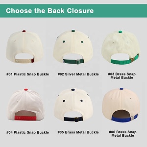 Gorra de Béisbol de Cinco Paneles con Visera Curva, Color Personalizado, Transpirable, de Algodón, con Logotipo Bordado en 3D, de Dos Tonos, para Hombre y Mujer - Product Image 6