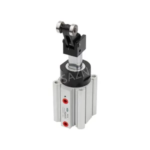 RSQ Fixed Mounting Height Roller Type Block Air Compact Pneumatic Stopper Cylinder