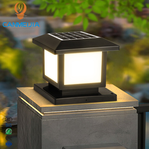 Lampe solaire à <span class=keywords><strong>LED</strong></span> pour <span class=keywords><strong>colonne</strong></span> de jardin, étanche, avec télécommande et minuterie, lumière de <span class=keywords><strong>colonne</strong></span>/lumières solaires/lumière de <span class=keywords><strong>colonne</strong></span> - Product Image 1