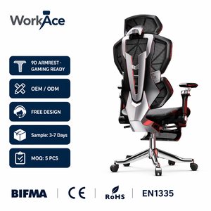 Chaise de Gaming Mobile Professionnelle Assassin Series 9D avec Accoudoir en Maille, Support Dynamique, Vérin à Gaz Classe 4, pour l'eSport (Vente en Gros) - Product Image 2