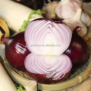 Oignons Rouges Biologiques Non Pelés Haute Performance en Sacs Filets, Bulbes Frais Ronds pour Germination, Ju Fu 4-10CM 0.5kg - Product Image 3