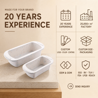 Moule à pain en silicone Smartpan en gros, design coloré avec saupoudrage, avec poignées, pour toasts, gâteaux et pains