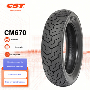Neumático Tubeless para Motocicleta CST CM670, Resistente al Desgaste, Semi-Slick, 150/80-16 180/65-16, Nuevo Reemplazo de Alta Calidad - Product Image 2