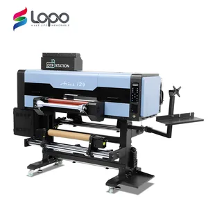 Dtf-Station Becherumschlag Transfer-Druckermaschine Aries 124 60 cm Rolle zu Rolle 4 Epsons I1600 Kopf Uv-Dtf-Drucker 60 cm