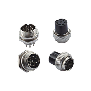 Soulin Vente en gros GX16 <span class=keywords><strong>9</strong></span> <span class=keywords><strong>broches</strong></span> en alliage de zinc Audio vidéo <span class=keywords><strong>DIN</strong></span> <span class=keywords><strong>Connecteur</strong></span> d'aviation personnalisé <span class=keywords><strong>9</strong></span> <span class=keywords><strong>broches</strong></span> à montage sur panneau Prise mâle/femelle circulaire - Product Image 4