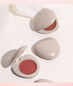 Mignon blush vegan de haute qualité rose rouge de marque privée maquillage lisse et soyeux longue durée facile à prendre en note crème blush quotidienne - Product Image 4