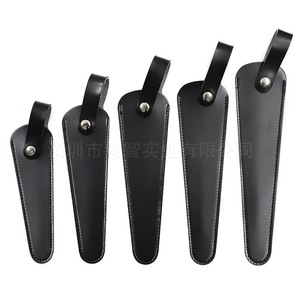 En stock: estuches para tijeras de cuero PU en varios tamaños, bolsas de almacenamiento para máquinas de cortar cabello, y fundas protectoras/estuches para tijeras de sastre. - Product Image 1