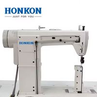 Machine à coudre industrielle à point noué à aiguille simple à entraînement direct haute vitesse HONKON HK-810D avec moteur en fer pour chaussures