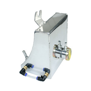Réservoir d'expansion de liquide de refroidissement pour voiture en alliage d'aluminium, montage universel à visser YC100946-SL YC100946-BK - Product Image 1