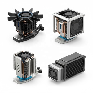 Dissipateur thermique intelligent personnalisé avec ventilateur de refroidissement, petit dissipateur thermique industriel en cuivre avec caloduc, refroidisseur compact pour enregistreur vidéo - Product Image 2