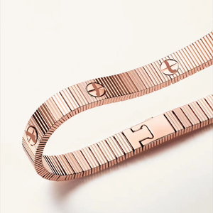 Bracciale da <span class=keywords><strong>Donna</strong></span> Placcato Oro con Pietre Naturali, Design Geometrico di Lusso, Ultima Collezione 2025 - Product Image 4