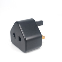 Adaptateur de prise UE/US vers Royaume-Uni 5A250V, de 2 broches rondes à 3 broches carrées, type G, prise de conversion UK, voyage, Grande-Bretagne, Singapour, Malaisie