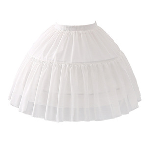 Nuovo <span class=keywords><strong>Sottogonna</strong></span> Regolabile da Donna Stile Lolita, Nero o Bianco, Corto, per Matrimoni, Cosplay, Abiti da Donna e Ragazza - Product Image 2