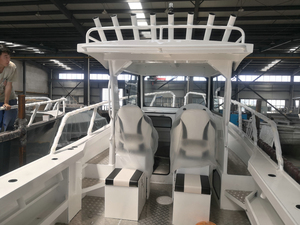 Petit yacht de sport à cabine centrale en aluminium Gospel de 25 pieds et 7.5m, bon marché, <span class=keywords><strong>bateau</strong></span> de pêche à grande vitesse en eau salée à vendre - Product Image 2
