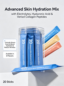 Complément en poudre hydratant avancé pour la peau avec électrolytes, acide hyaluronique et peptides de <span class=keywords><strong>collagène</strong></span> <span class=keywords><strong>Verisol</strong></span> - Product Image 5