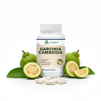Compléments alimentaires en gros OEM, marque privée, produits purs, capsules d'extrait de Garcinia Cambogia de haute pureté
